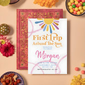 Schattigee Girly eerste reis rond het verjaardagsf Kaart