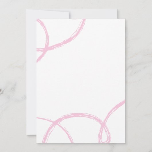 Schattigee Girly eerste reis rond het verjaardagsf Kaart (Achterkant)