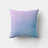 Schattigee Girly gepersonaliseerde magische eenhoo Kussen (Achterkant)