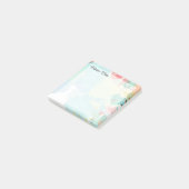 Schattigee Girly Hartballonnen 3" x 3" Post-it® Notes (Schuin)