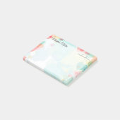 Schattigee Girly Hartballonnen 4" x 3" Post-it® Notes (Schuin)