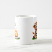 Schattigee Girly Highland Koe Camping Smores Koffiemok (Center)