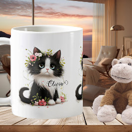 Schattigee Girly Kitten Cadeaus voor Kids Mok