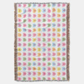 Schattigee girly leuk aangepaste conversatie harte deken (Voorkant Verticaal)