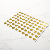 Schattigee girly leuk aangepaste conversatie snoep folie feestdagenkaart (Gedraaid)