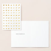 Schattigee girly leuk aangepaste conversatie snoep folie kaarten (Display)