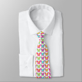 Schattigee Girly Multicolor Rainbow Butterflies Mo Stropdas (Gebonden)