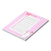 Schattigee girly 💗🌷 notitieblok (Linkerzijde)