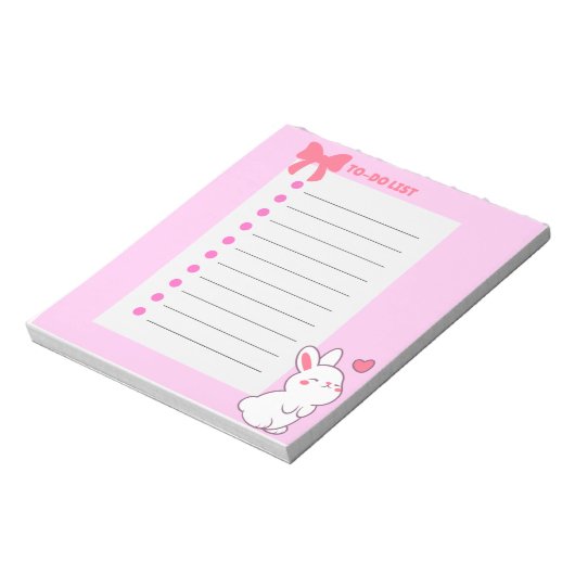 Schattigee girly 💗🌷 notitieblok (Linkerzijde)