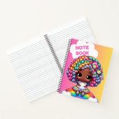 Schattigee girly notitieboek ontwerp / Chibi (Binnen)