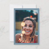 Schattigee girly pastel roze kaarsen taart foto Sw Kaart (Achterkant)