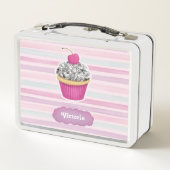 Schattigee Girly Pink Cupcake (Achterkant)