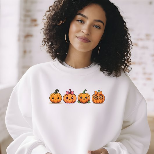Schattigee Girly Pumpkins Herfst Halloween Gezelli Trui