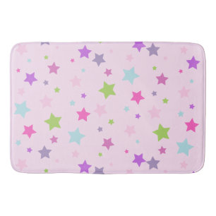 Schattigee girly roze Bad Mat, sterren Badmat