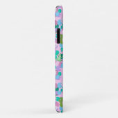 Schattigee girly roze kikkerkunst met waterlelies Case-Mate iPhone case (Achterkant/rechts)