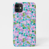Schattigee girly roze kikkerkunst met waterlelies Case-Mate iPhone case (Achterkant)
