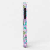 Schattigee girly roze kikkerkunst met waterlelies Case-Mate iPhone case (Achterkant/links)
