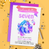 Schattigee Girly Roze Paarse Eenhoorn Fantasy Wate Kaart