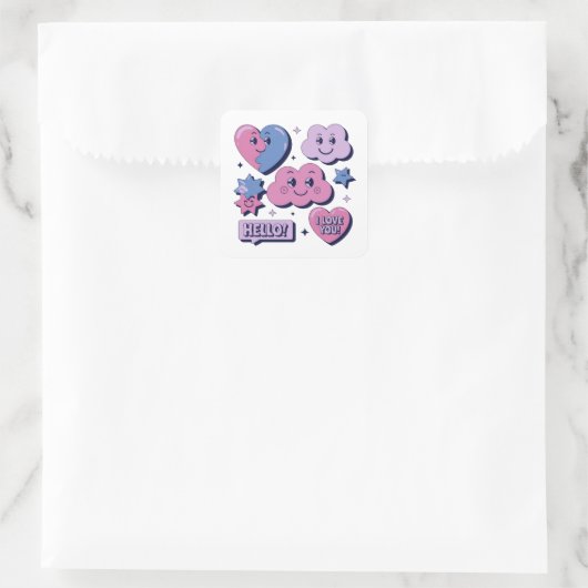 Schattigee girly stickers (Tas)