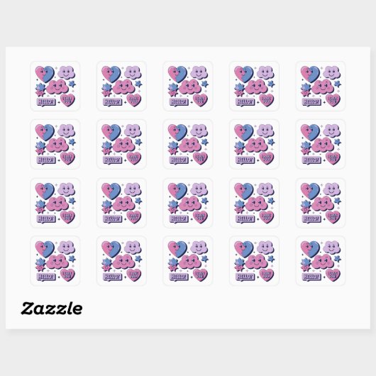 Schattigee girly stickers (Vel)