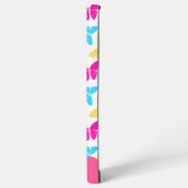 Schattigee Girly Vibrant Rainbow Butterfly Patroon Samsung Galaxy Hoesje (Linkerkant)