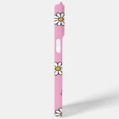 Schattigee girly witte daisy floral Case-Mate iPhone case (Achterkant / Rechts)
