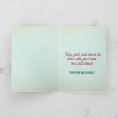 Schattigee Gitaar en Garland Kerst Kaart (Binnen)