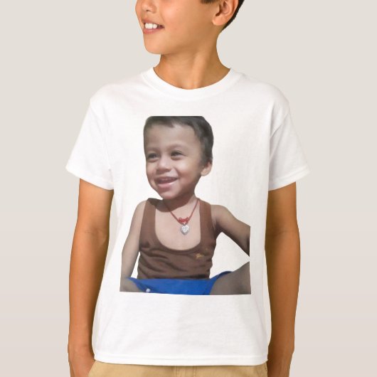 Schattigee glimlach boby t-shirt (Voorkant)