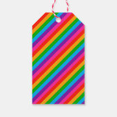 Schattigee glimlach Kinder kleurrijke Happy Birthd Cadeaulabel (Achterkant)