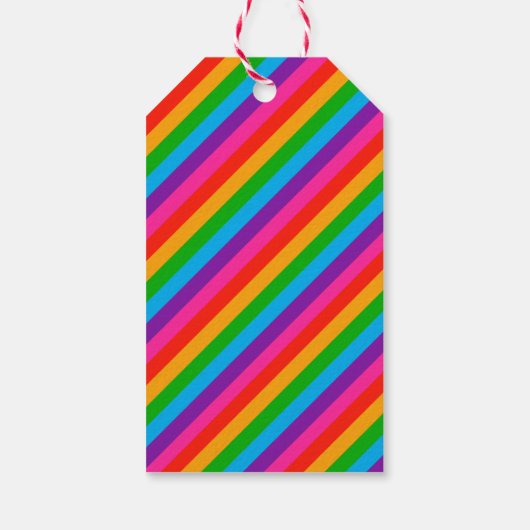 Schattigee glimlach Kinder kleurrijke Happy Birthd Cadeaulabel (Achterkant)