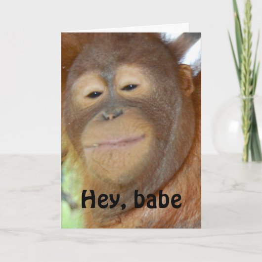 Schattigee glimlachende blije Valentijn Feestdagen Kaart (Voorkant)