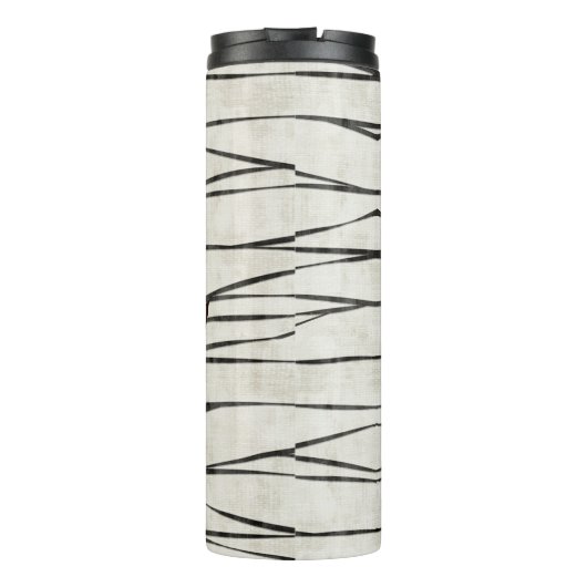 Schattigee glimlachende mummie thermosbeker (Achterkant)