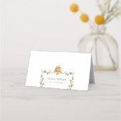 Schattigee glimlachende pompoen Verjaardag Blank V Plaatskaartje (Achterkant)