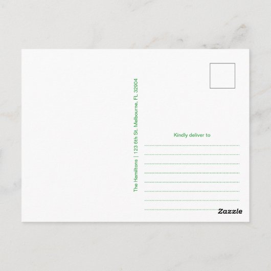 Schattigee Glitter Irish Blessing St. Patrick's Da Briefkaart (Achterkant)