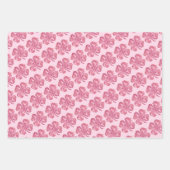 Schattigee Glitter Lucky Clover Roze Zwart Beige Inpakpapier Vel (Voorkant 2)