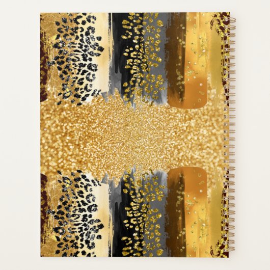 Schattigee glitter Spiral Notitieboek (Achterkant)