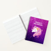 Schattigee Glitter Unicorn Journal Notitieboek (Binnen)