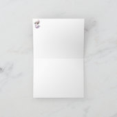 *~* Schattigee Glitter Zeemeermin Baby shower Dank Bedankkaart (Binnen)