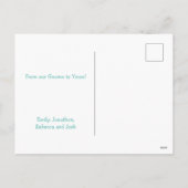 Schattigee Gnome Bunny Chick Spring Pastels Happy Feestdagenkaart (Achterkant)