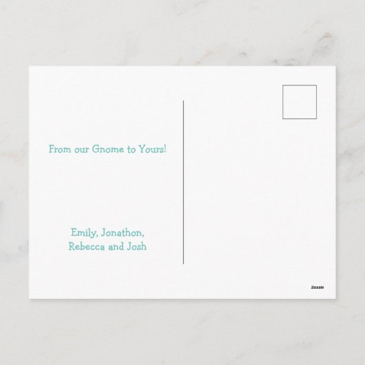 Schattigee Gnome Bunny Chick Spring Pastels Happy Feestdagenkaart (Achterkant)