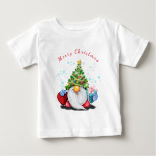 Schattigee Gnome Christmas Baby T-shirt