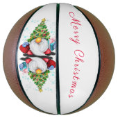 Schattigee Gnome Christmas Basketball Basketbal (Verticaal)