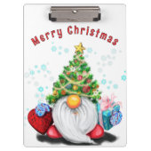 Schattigee Gnome Christmas Klembord (Voorkant)