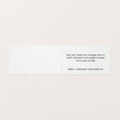 Schattigee Gnome Dank u bericht Kerstmis Kaart (Binnenkant ongevouwen)