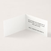 Schattigee Gnome Dank u bericht Kerstmis Kaart (Binnen)