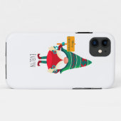 Schattigee Gnome Holding Placard met Groeten Case-Mate iPhone Case (Achterkant (horizontaal))