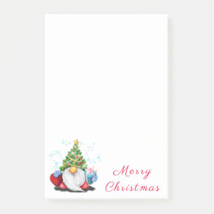 Schattigee Gnome in Christmas Tree Pet Post-it® no Notes