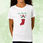Schattigee Gnome in Rode Kerstmis Stocking Candy C T-shirt
