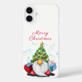 Schattigee Gnome Kerst iPhone Case (Achterkant)