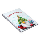 Schattigee Gnome kerst Notitieboek (Rechterzijde)